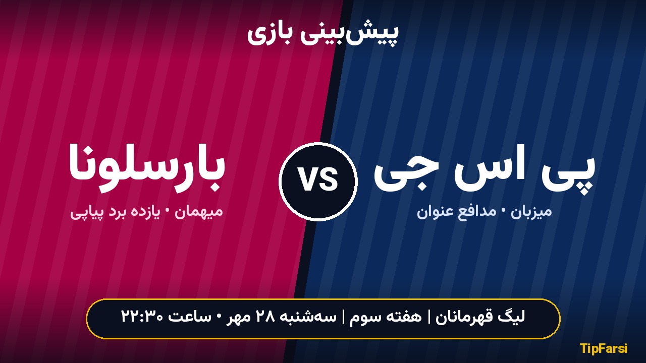 پیش‌بینی بازی پی اس جی و بارسلونا؛ تقابل دو حمله‌ی آتشین در پاریس