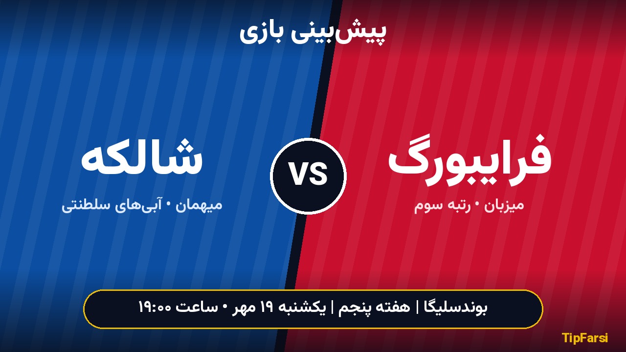 پیش‌بینی بازی فرایبورگ و شالکه؛ میزبان شکست‌ناپذیر مقابل حریف کم‌گل